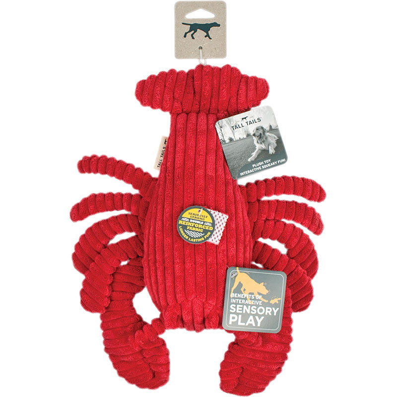 Tall Tails Dog Plush Crunch Lobster 14 Inches 022266174790