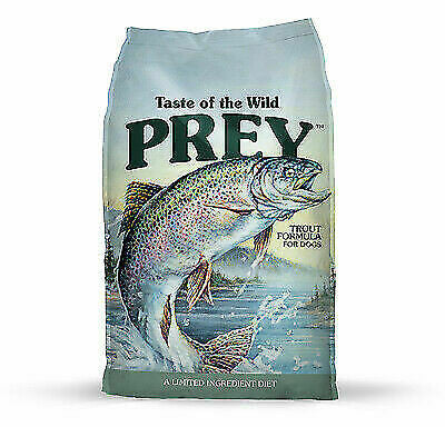 Taste of the Wild Prey Grain Free Trout Dry Dog Food 8lbc=6 418348 {L-1} SD-3 074198613670
