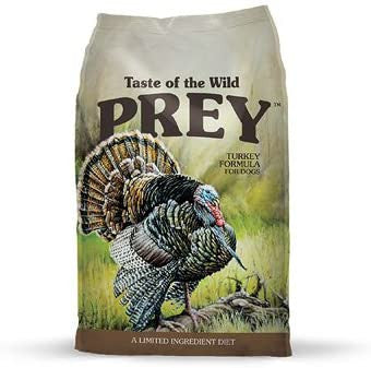 Taste of the Wild Prey Grain Free Turkey Dry Dog Food 8lbc=6{L-1} C= 418344 SD-3 074198613632