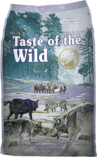 Taste of the Wild Sierra Mountain Canine with Roasted Lamb 28lb {L-1}418395 074198613977