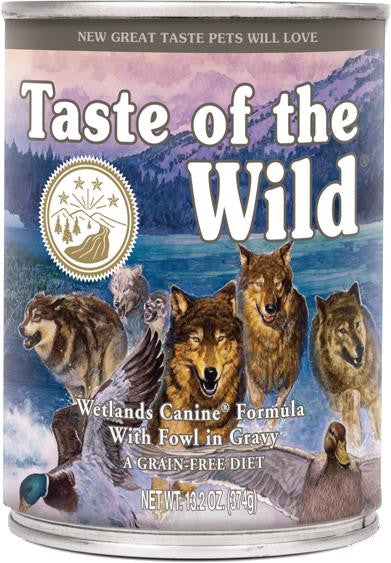 Taste of the Wild Wetlands Can Dog 12/13.2 oz {L-1} 418590{R} 074198610716