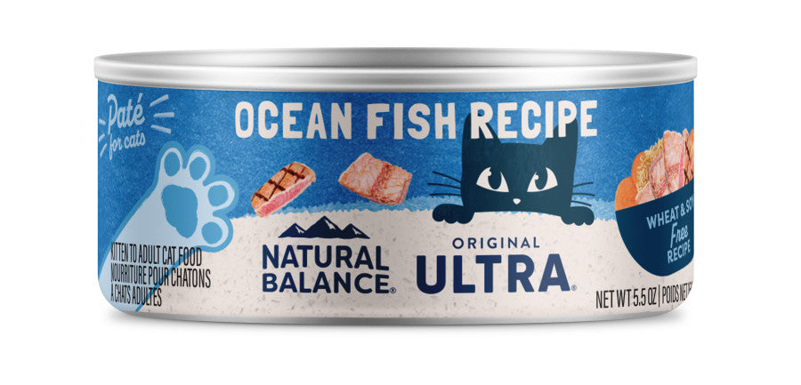 Natural Balance Pet Foods Original Ultra Canned Cat Food Ocean Fish - 24pk/5.5 oz