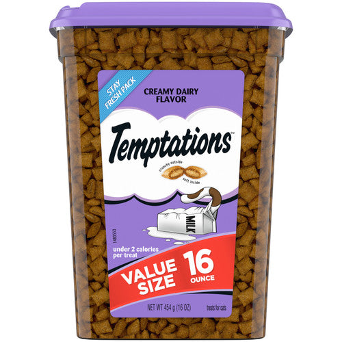Temptations Classics Crunchy & Soft Adult Cat Treats Creamy Dairy 16oz