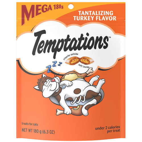 Temptations Classics Crunchy & Soft Adult Cat Treats Tantalizing Turkey 6.3oz