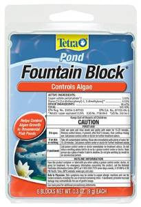 Tetra Anti - Algae Blocks For Fountains 6pk {L + b} - Aquarium