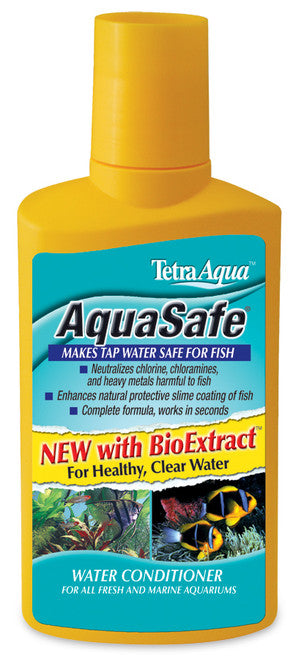 Tetra AquaSafe Plus Water Conditioner 8.45 fl. oz - Aquarium