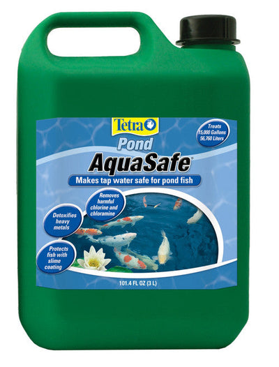 Tetra AquaSafe Pond Water Conditioner and Dechlorinator 101.4 fl. oz