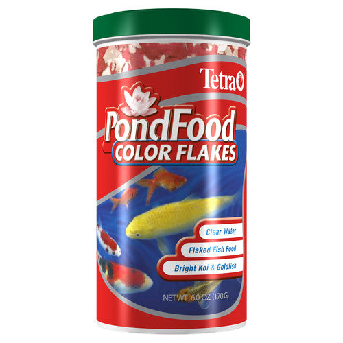 Tetra Color Enhancing Pond Flakes for Koi and Goldfish 6 oz