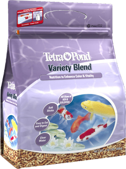 Tetra Color Enhancing Variety Blend Food for Koi 1.32 lb - Pond