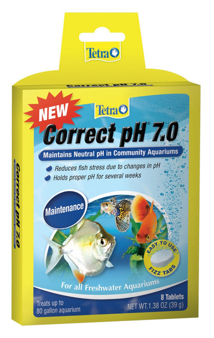 Tetra Correct pH Aquarium Water Treatment Tablets 1.38 oz 8 Count