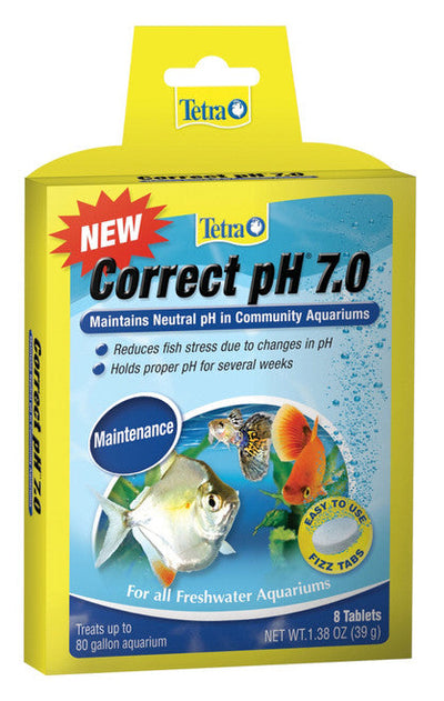 Tetra Correct pH Aquarium Water Treatment Tablets 1.38 oz 8 Count