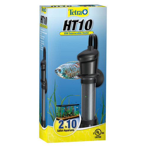 Tetra HT Submersible Aquarium Heater 50 Watt 2 - 10 Gallon
