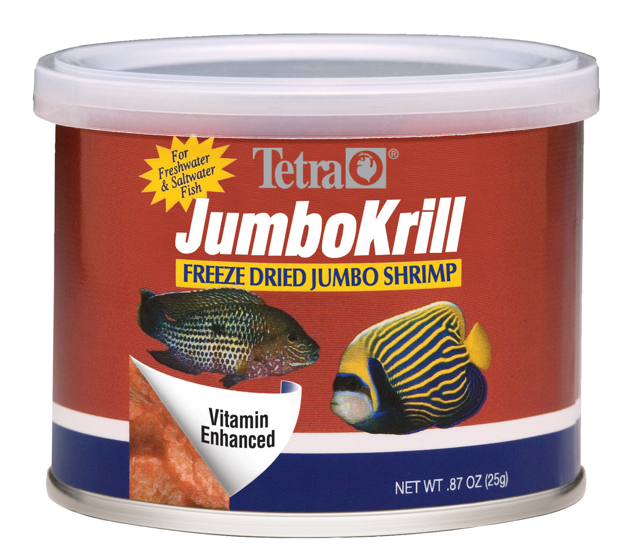 Tetra JumboKrill Freeze-Dried Jumbo Shrimp Fish Food 14 oz