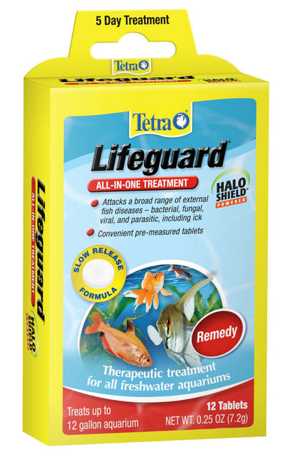 Tetra LifeGuard All-in-One Fresh Water Treatment Tablets 12 Count