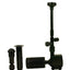 Tetra Pond FK5 Filtration Fountain Kit with Flat Box Filter Black