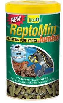 Tetra ReptoMin Floating Food Jumbo Sticks Reptile Dry 10.32 oz