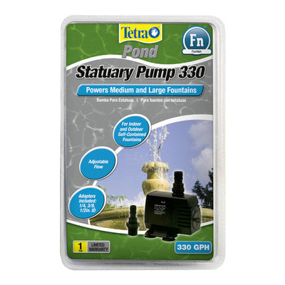 Tetra Statuary Pump 330 for Fountain Black GPH - Pond