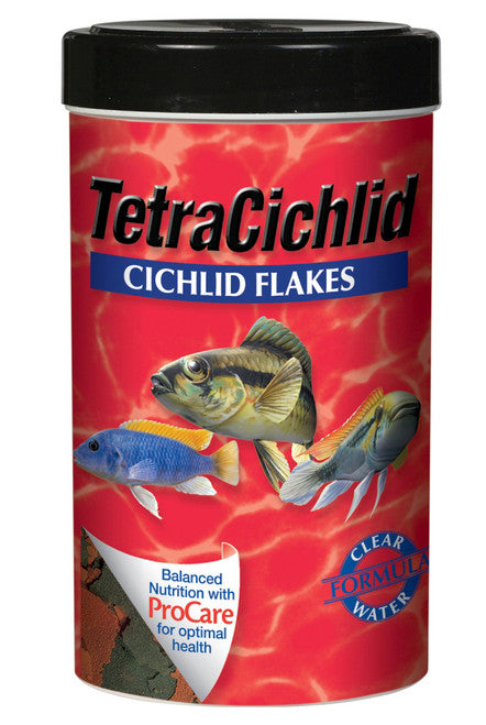 Tetra TetraCichlid Flakes Fish Food 5.65 oz - Aquarium