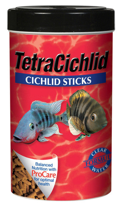 Tetra TetraCichlid Sticks Fish Food 11.3 oz - Aquarium