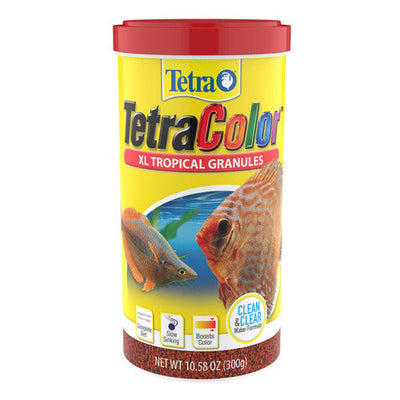 Tetra TetraColor Tropical Granules Fish Food 10.58 oz - Aquarium