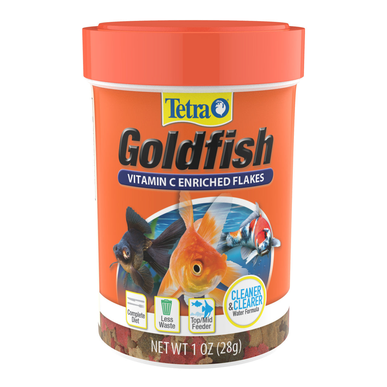 Tetra TetraFin Goldfish Flakes Fish Food 1 oz
