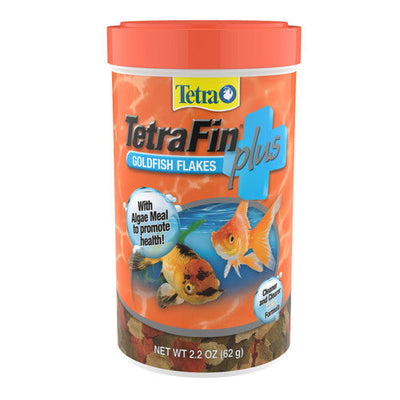 Tetra TetraFin Plus Goldfish Flakes Fish Food 2.2 oz - Aquarium