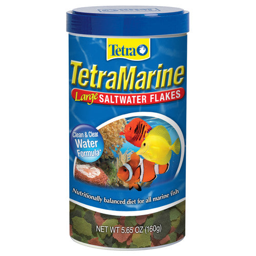 Tetra TetraMarine Flakes Fish Food 5.65 oz - Aquarium