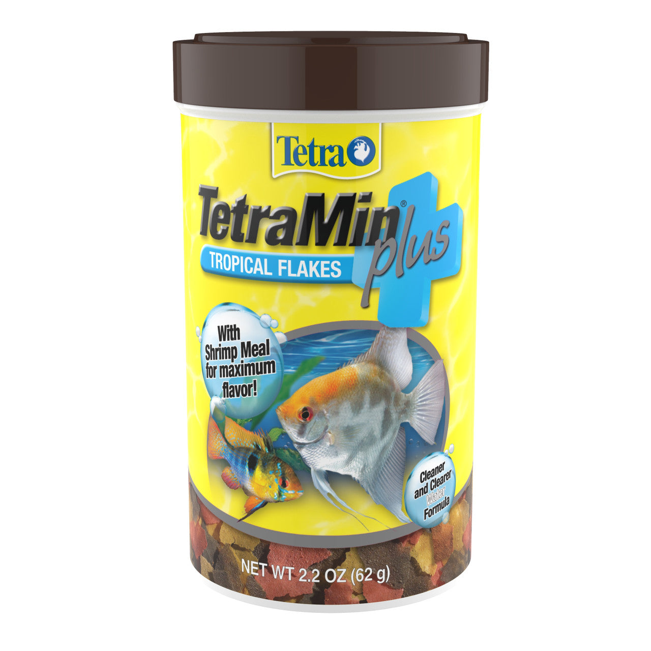 Tetra TetraMin Plus Tropical Flakes Fish Food 2.20 oz