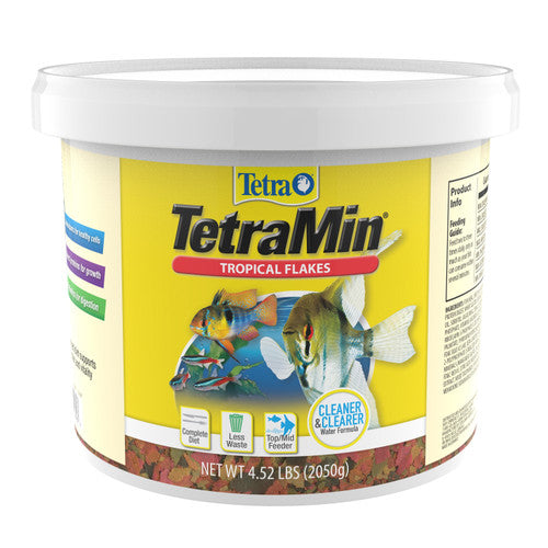 Tetra TetraMin Tropical Flakes Fish Food 4.52lb - Aquarium