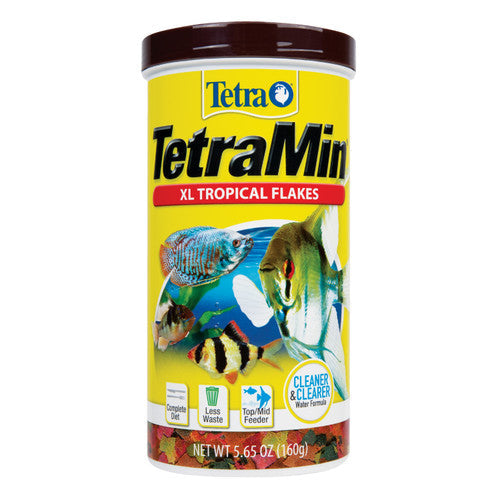 Tetra TetraMin Tropical Flakes Fish Food 5.65oz - Aquarium