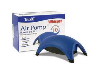 Tetra Whisper 10 Air Pump (New Design Ul Approved) {L-b}309373 046798778462