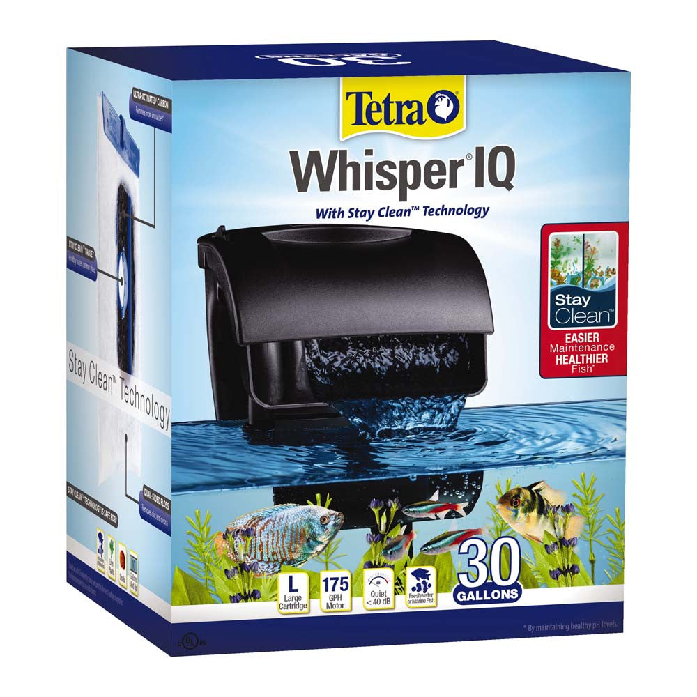 Tetra Whisper IQ 30 Power Filter Black 175 GPH