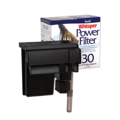 Tetra Whisper PF 30 Power Filter Black 145 GPH - Aquarium