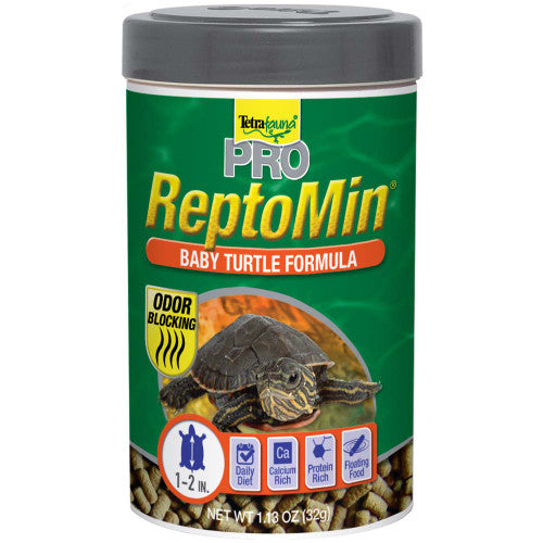 TetraFauna PRO ReptoMin Baby Turtle Formula Dry Food 1.13 oz - Reptile