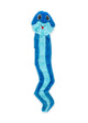 GURU Hide-A-Tail Snake Plush Puzzle Dog Toy Blue Large 850048425590