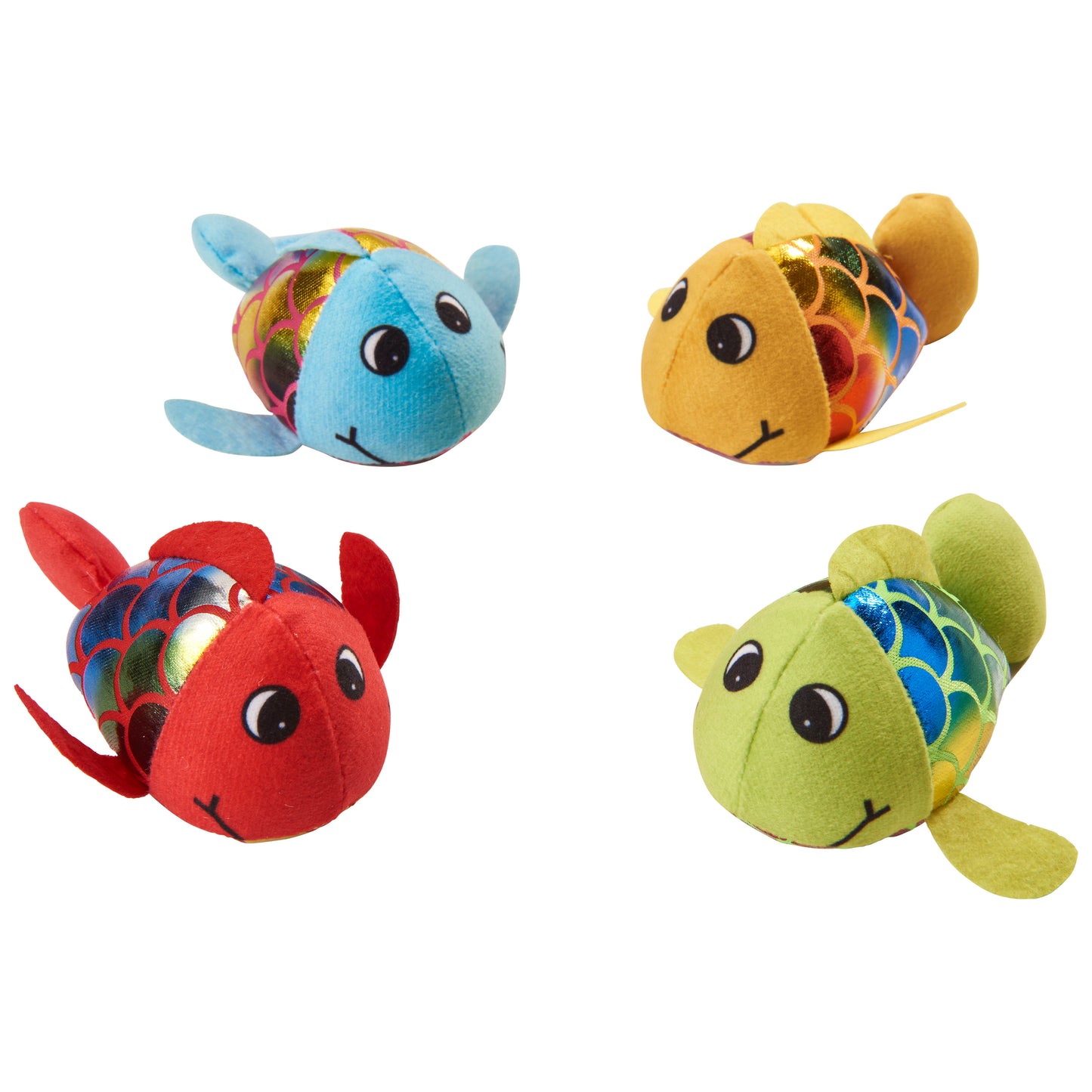 Spot Plush Jittery Fish Cat Toy Assorted Color 3 in 077234521946