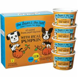 The Bear & Rat Dog Frozen Pumpkin Yogurt 3.5oz 4 Pack!{L - x} SD - 5
