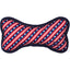 The Worthy Dog Bone Star Stripe Large