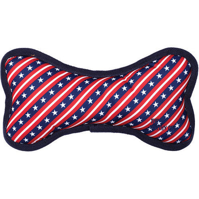 The Worthy Dog Bone Star Stripe Large