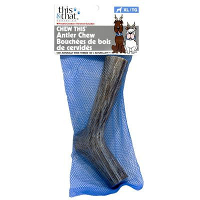 This & That Dog Toughest Antler Xlarge 6.5oz {L + x}