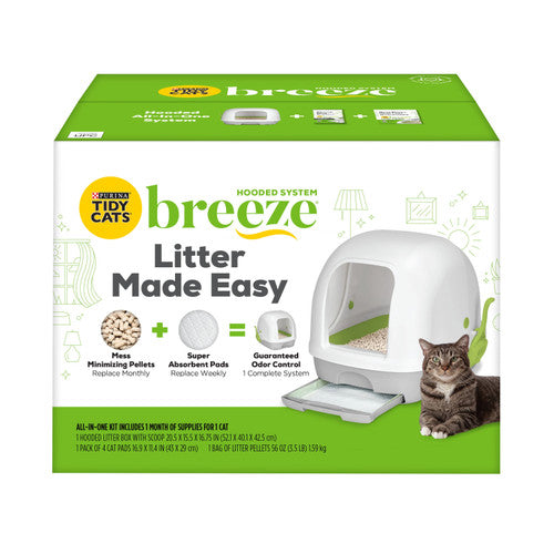 Tidy Cats Breeze Hood Litter Box System - Cat