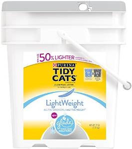 TidyCat Glade Lightweight Litter Clear Spring 17lb {l-1} 702055 070230167590