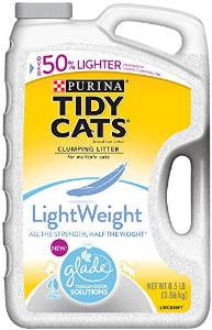 TidyCat Glade Lightweight Litter Clear Spring 2/8.5lb {l-1} 702053 070230167613