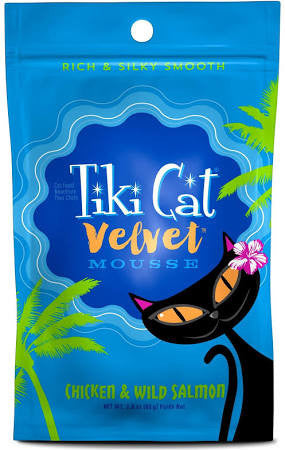 Tiki Cat Velvet Mousse Chicken/Salmon 12/2.8z {L-1x} 759127 693804480088