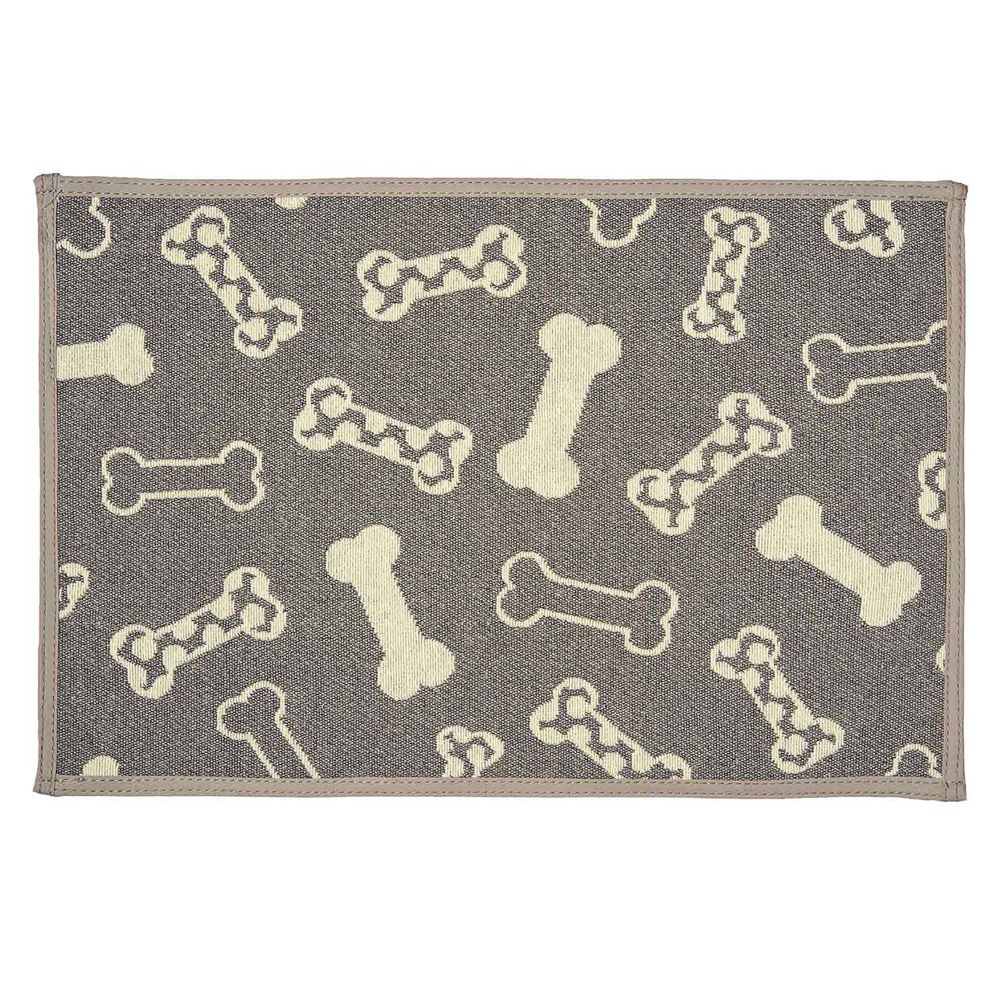 Loving Pets Bella Fashion Mats Bones Polka Dots 842982075689