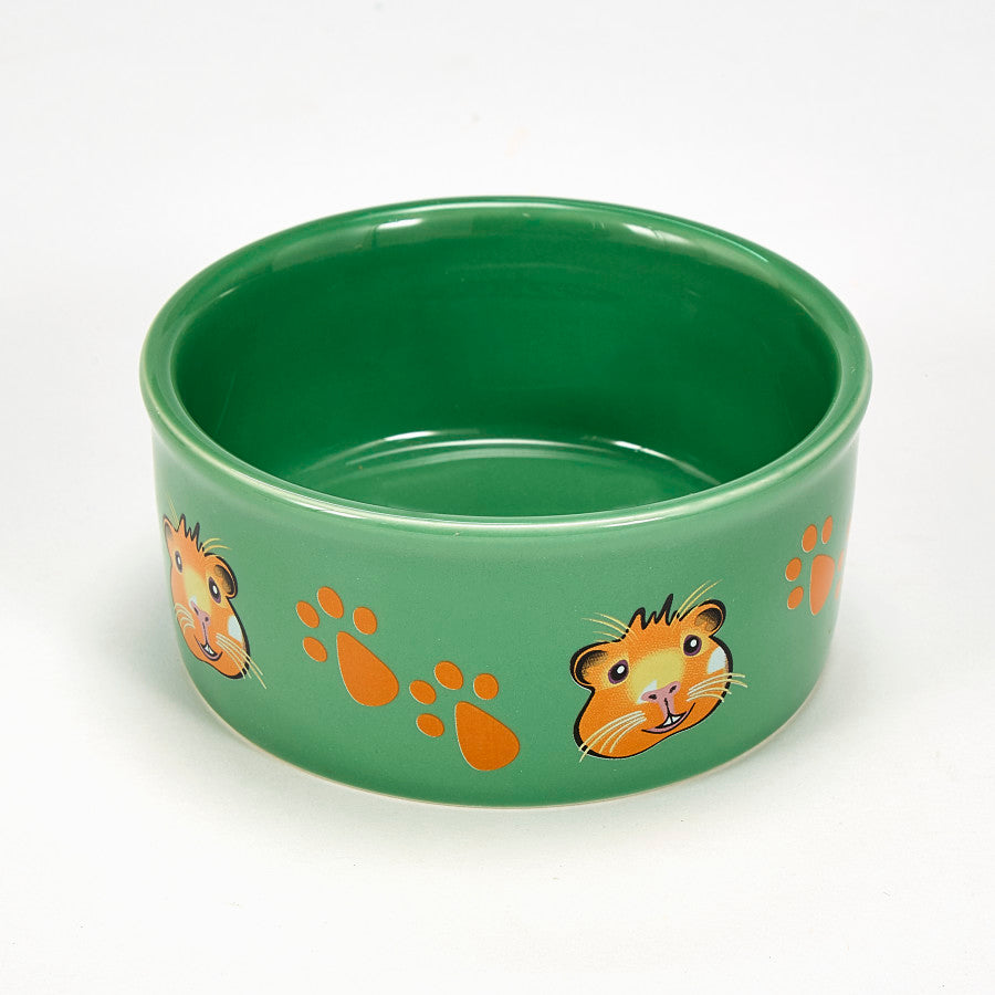 Kaytee Paw-Print Petware Bowl Guinea Pig - Assorted color