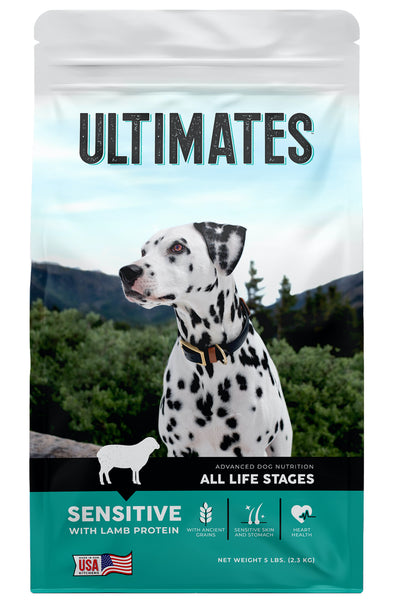Ultimates Sensitive Dry Dog Food Lamb 5 lb 034846596106