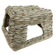 A & E Cages Small Animal Multi-Hole Grass Play Hut Natural Medium 644472001198