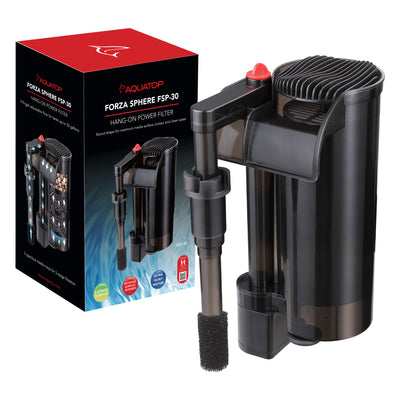 Aquatop Forza Sphere 30 Power Hang-On Power Filter for Tanks up to 30gal 30 gal 810146751106