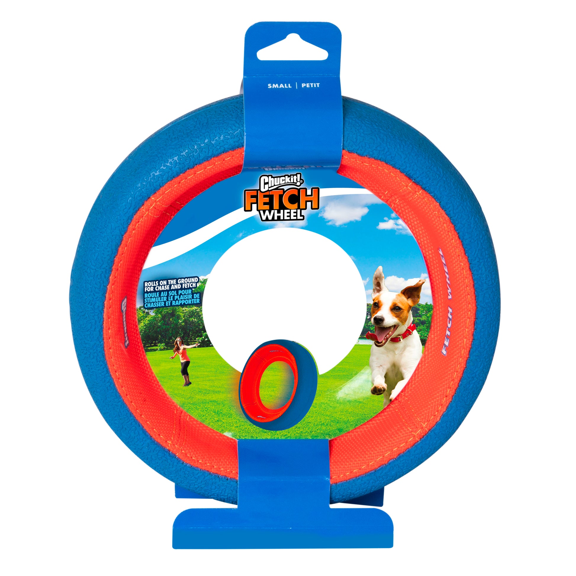 Chuckit! Fetch Wheel Dog Toy Blue Small 660048002222